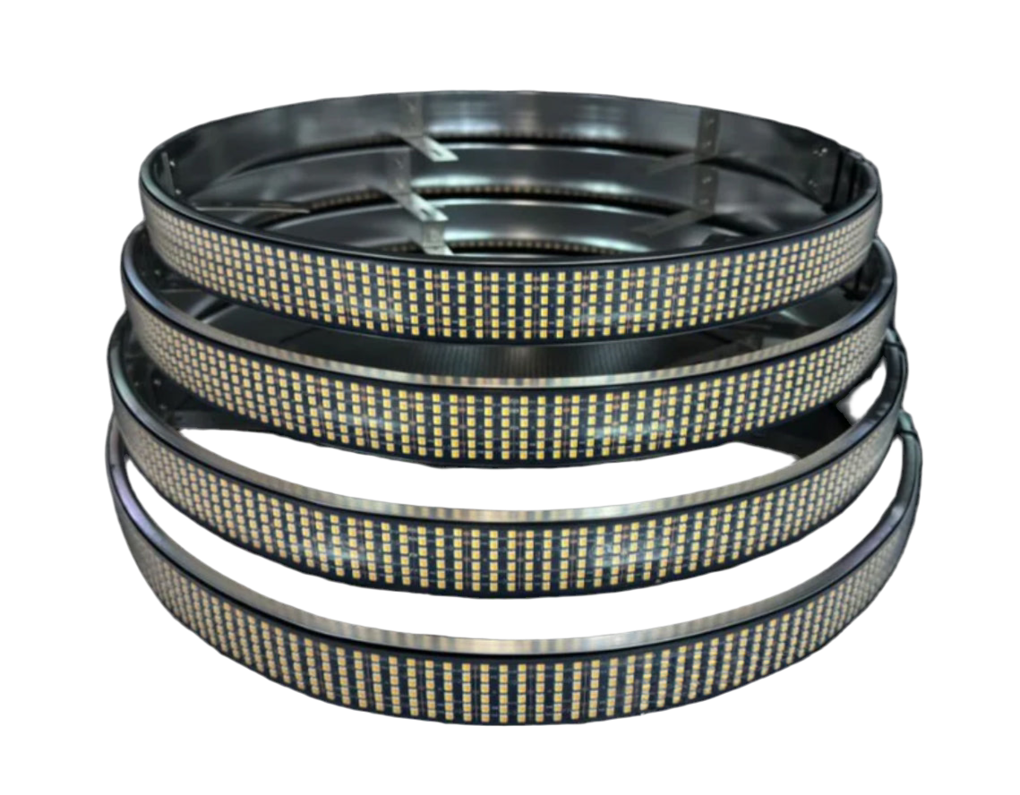 6 Row Pure White Wheel Light Kit