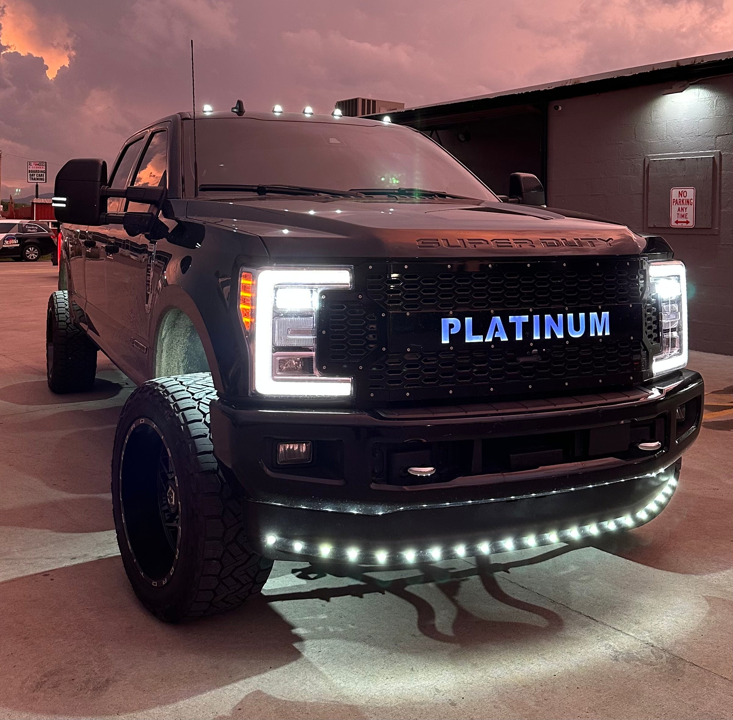 Smoked Lense White Led Valance Light Kit