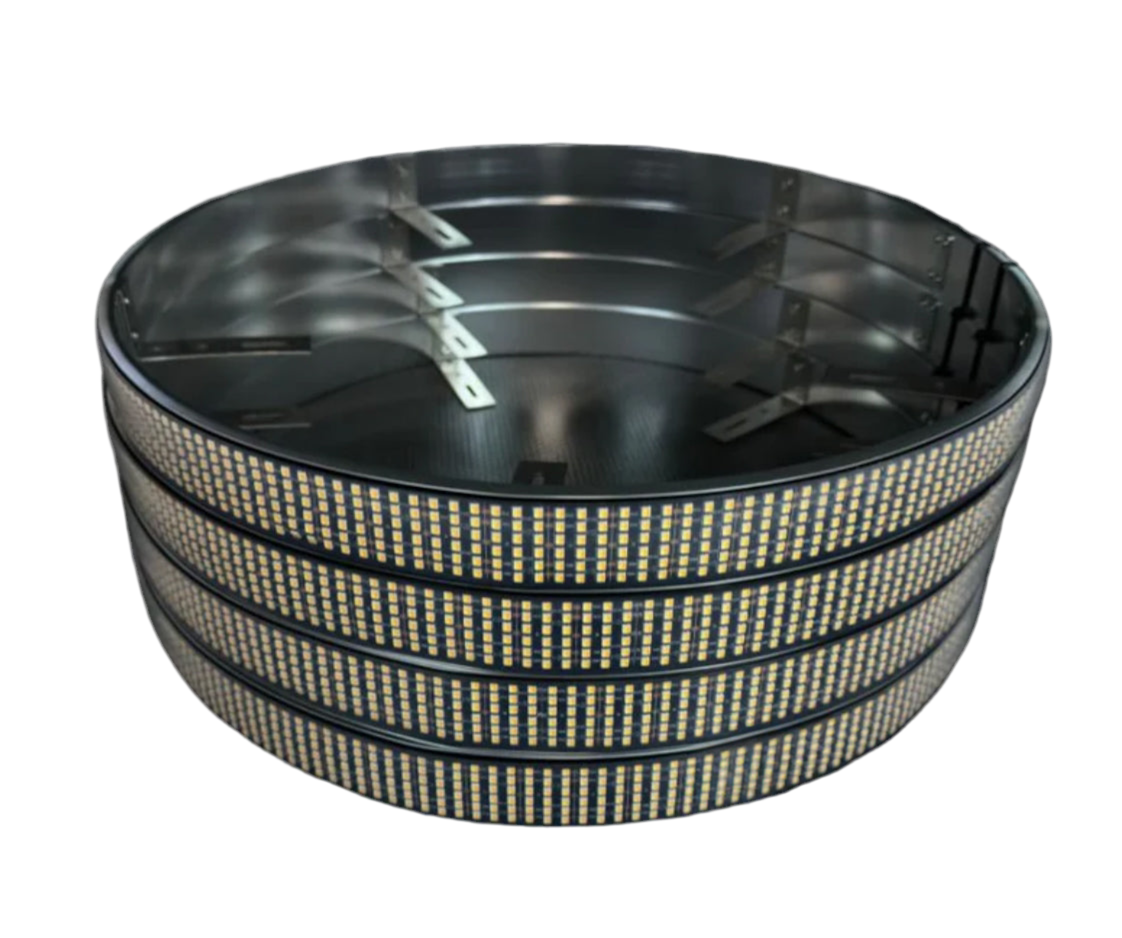 6 Row Pure White Wheel Light Kit