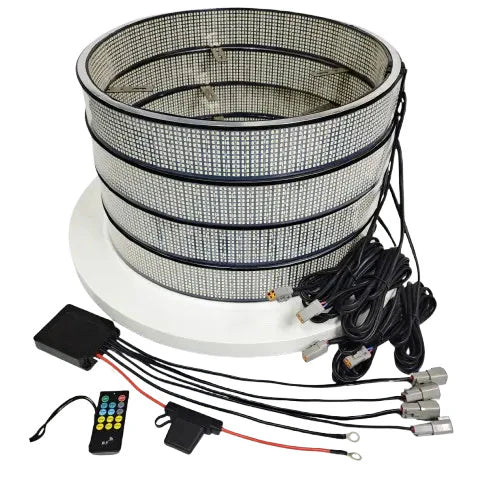 20 Row Pure White Wheel Light Kit