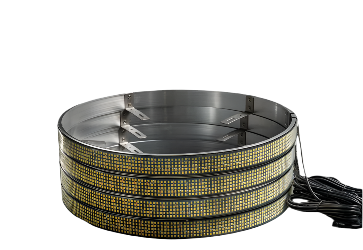 5 Row Pure White Wheel Lights
